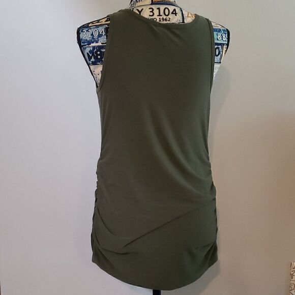 Maternity Tank Top BUNDLE Super Soft Olive Green. 2 TANK TOPS! - Picture 3 of 7